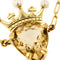 Collier Collier avec couronne, quartz citrine et perles 58 Facettes 38120