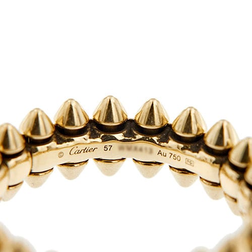 Bague CARTIER - Alliance Clash en or jaune 58 Facettes 39941