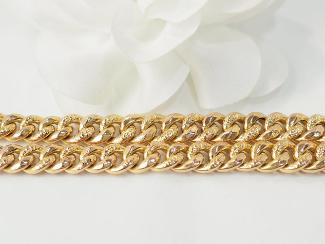 Collier Collier maille américaine en or jaune 58 Facettes 33476