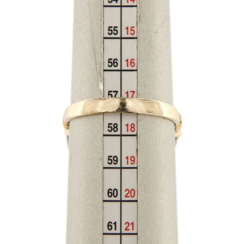 Bague 57 Bague ronde en or jaune avec diamants 58 Facettes 36100