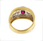 Bague 55 Bague bandeau rubis diamants 58 Facettes 30811