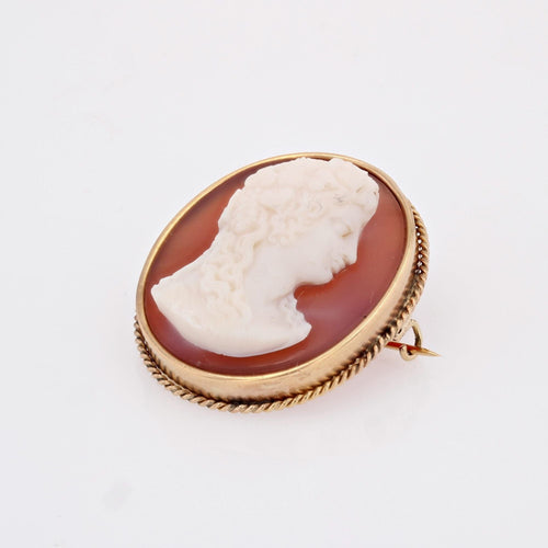 Broche Broche ancienne camée sur Agate 58 Facettes CVBR92