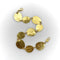 24K Gold Gurhan Lush Collection Hand-Hammered Disc Bracelet 58 Facettes A2006P