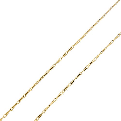 Collier Collier en or jaune avec pendentif rectangulaire et diamant 58 Facettes 38422