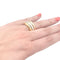Bague 56 Bague Cartier "Trinity" vintage, trois ors. 58 Facettes 33719