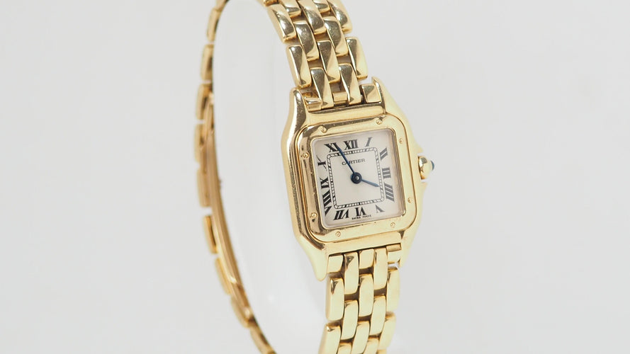 Montre Montre Cartier Panthère en or jaune 58 Facettes 32981
