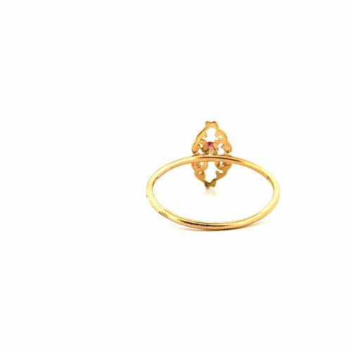 Bague Bague Or jaune et rubis 58 Facettes 72-GS38396-2