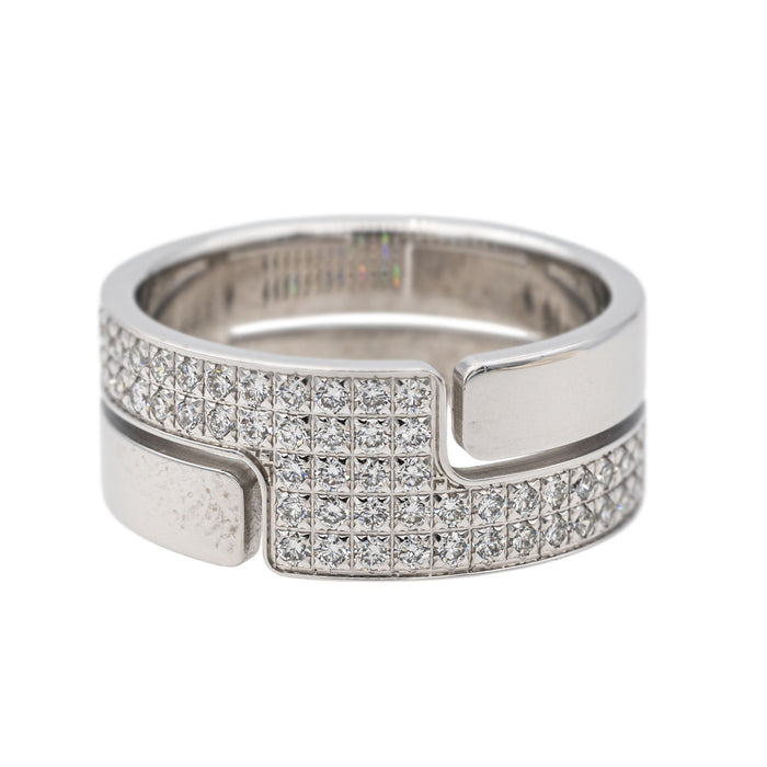 Dinh Van Anillo Seventies Oro blanco Diamante