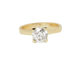 Bague 55 Bague solitaire en or jaune et diamant 1.40ct 58 Facettes 31380/31535