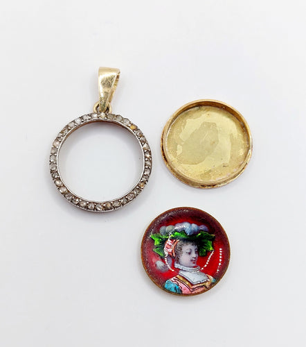 Pendentif Pendentif victorien or et diamants 58 Facettes A04181