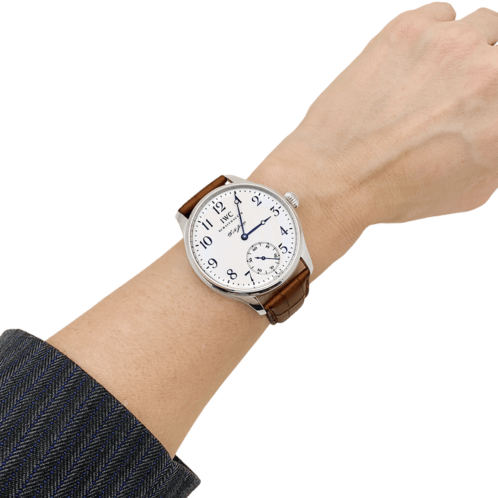 Montre Montre IWC "Portugieser" acier. 58 Facettes 34187