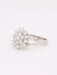 Bague Bague fleur or blanc diamants 58 Facettes J602