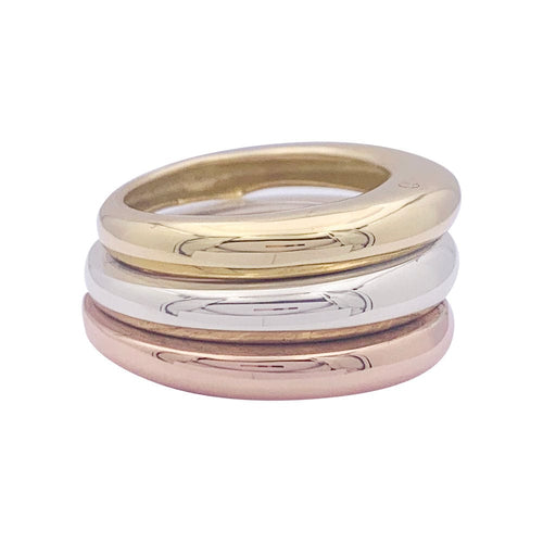 Bague 56 Bague Cartier "Trinity" vintage, trois ors. 58 Facettes 33719