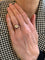 Bague 53 Bague Style Art Déco Diamants Rubis Or Gris  (Certificat) 58 Facettes BD190