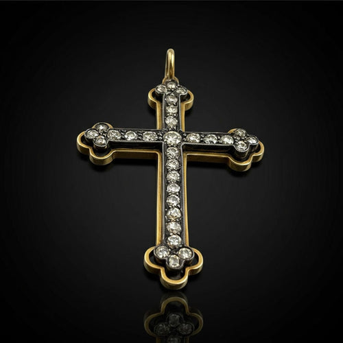 Pendentif Croce pendente con diamanti 58 Facettes