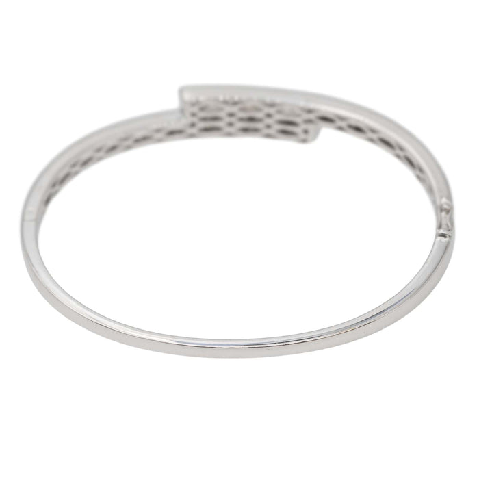 Bracelet Bracelet Jonc Or blanc Diamant 58 Facettes 2999635CN