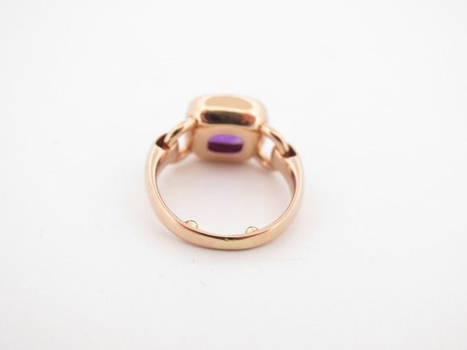 Bague 49 bague POIRAY indrani gm amethyste en or rose 58 Facettes 259050