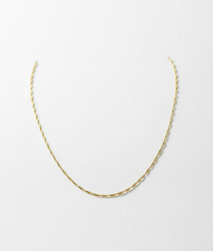 Collier Chaîne en or jaune 14 carats 58 Facettes