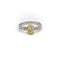 Bague 52 Bague ovale en or diamant jaune et diamant 58 Facettes