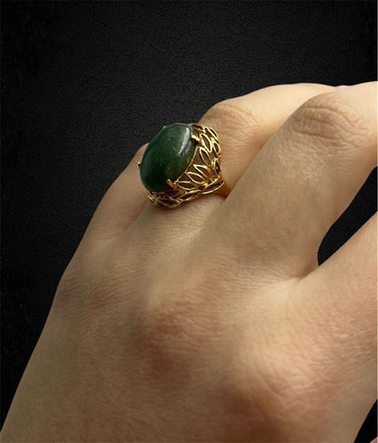 Bague Bague en jadéite 58 Facettes