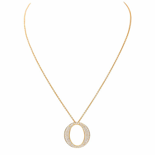 Collier Collier Or rose Diamant 58 Facettes 2635508CN