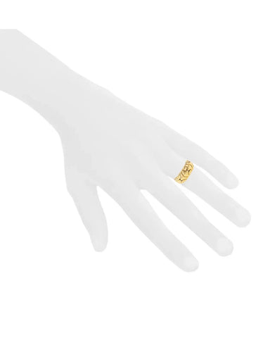 Bague Bulgari Alveare Gold Band Ring 58 Facettes
