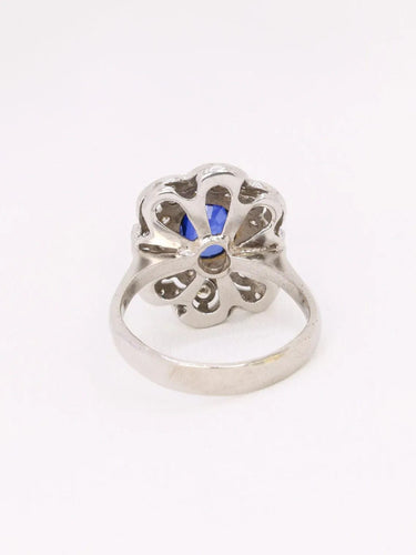 Bague 60 Bague Art Déco saphir diamants 58 Facettes J605