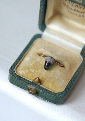 Bague 54.5 Bague Noisette Saphir et Diamants 58 Facettes