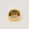 Bague 54 Bague boule or jaune, saphir et diamants 58 Facettes RAM28445