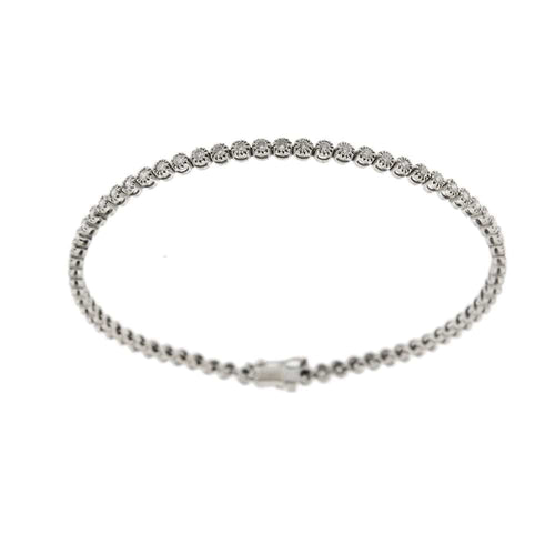 Bracelet Bracelet tennis avec diamants de 2,76 ct 58 Facettes 14758