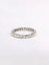Bague 55 Alliance or blanc diamants 1,5 carat 58 Facettes 1022.10