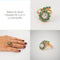 Bague Bague Or Jaune Emeraude Diamants 58 Facettes LOT 814