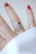 Bague 52.2 Bague Ancienne en Or Jaune Fleur Rubis et Diamants 58 Facettes