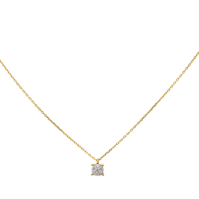 Yellow Gold Diamond Necklace