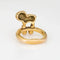 Bague Ring debout lion sz 6.5 bande 14k jaune or bijoux de biens d'animaux fins 58 Facettes G13678
