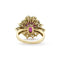 Bague Bague avec rubis de Birmanie de 3,24 ct et diamants 58 Facettes