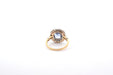 Bague 54 Bague de fiançailles vintage saphir diamants 58 Facettes 25831-26064