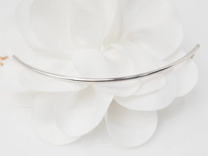 Collier Collier arc en or bicolore 58 Facettes F4646