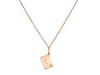 Collier collier pendentif CARTIER enveloppe a secret or rose diamant chaine 58 Facettes 263530