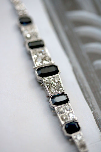 Bracelet Bracelet Art Déco Saphirs et Diamants 58 Facettes A11370