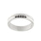 Bague 58 Alliance avec diamants noirs 58 Facettes 28390