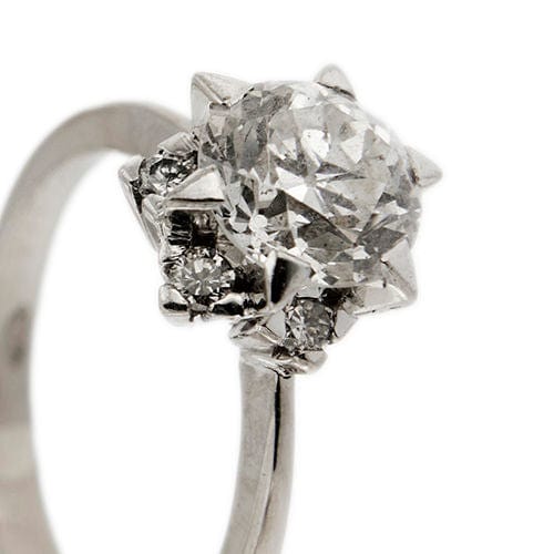 Ringe Solitær med diamant