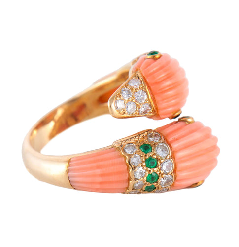 Bague 50 BAGUE "DAUPHINS" VAN CLEEF & ARPELS 58 Facettes BO/220040 RIV