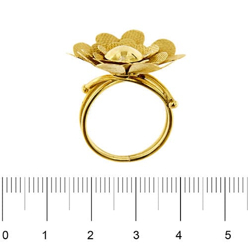 Bague 56 Bague fleur 58 Facettes 34565