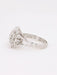 Bague 55 Bague fleur or blanc diamants 58 Facettes J602