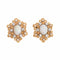 Boucles d'oreilles Boucles d'oreilles Vintage Opale Diamant Années 60 Or Jaune 58 Facettes G13388
