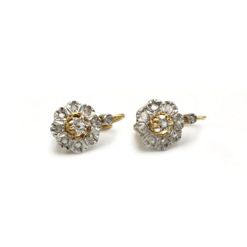 Boucles d'oreilles Boucles d'oreilles dormeuses - Or & Diamants 58 Facettes 250318R