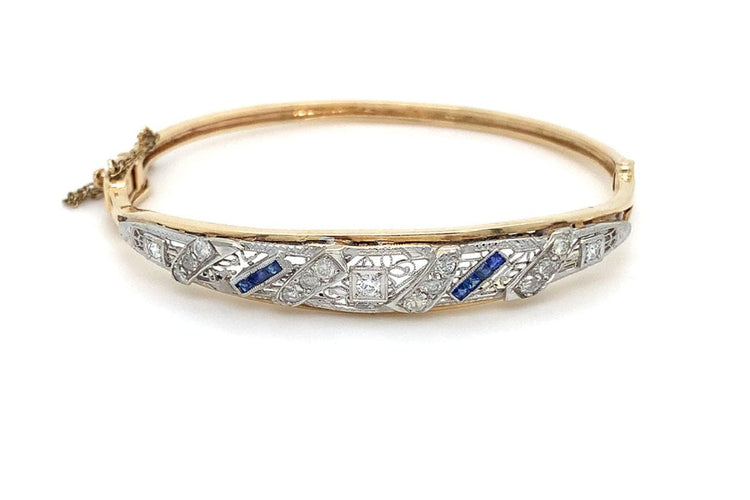 Bracelet Bracelet ancien Art Déco en or et diamants, vers 1930 58 Facettes 10720