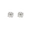 Boucles d'oreilles Puces d'oreilles or blanc et diamant 58 Facettes LF18