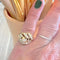Bague 50.5 Bague vintage or jaune, diamants pour 0,90 carat 58 Facettes AA 1728